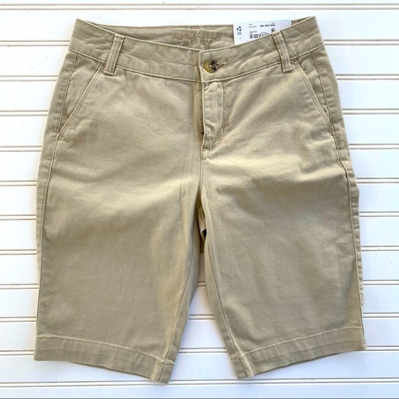 Khaki uniform shorts Size 1 NEW - Picture 1 of 9
